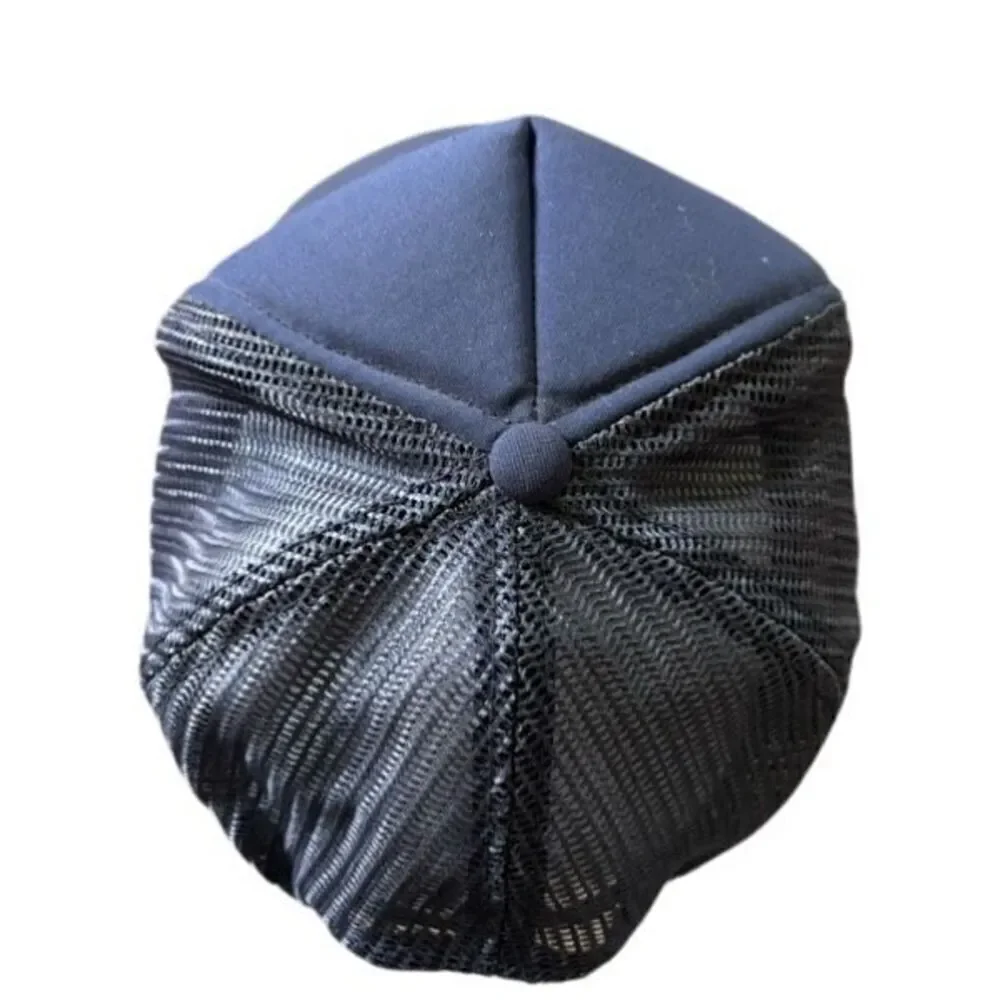 Masonic Lodge Vintage Adjustable Trucker Mesh Cap With Red Cross Pin